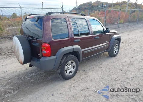 2004 Jeep Liberty Sport from USA, damaged, VIN 1J4GL48K04W171413